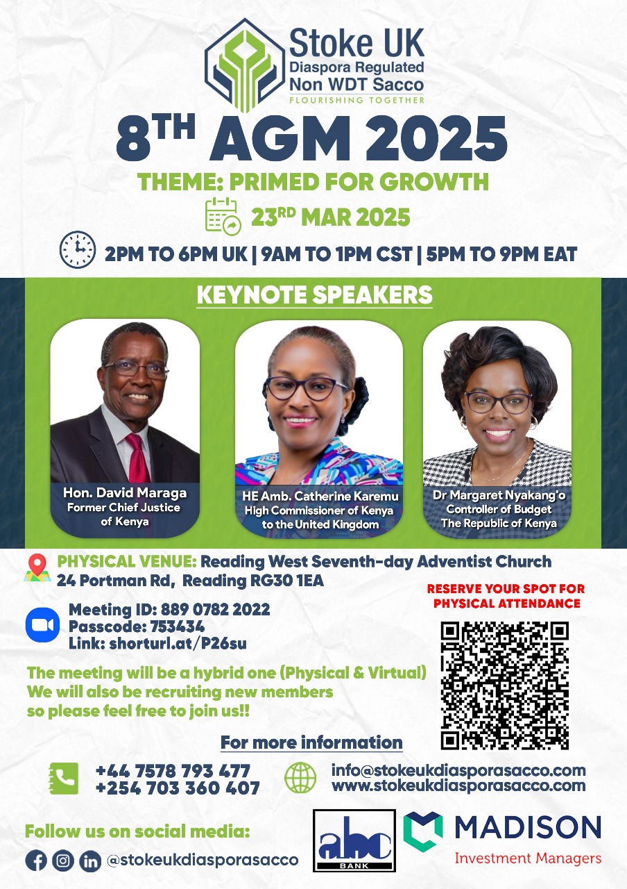 Join Us for the 8th AGM -23rd March 2025